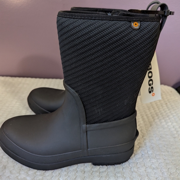 BOGS Crandall II Mid Zip Women's Winter Boots Black Waterproof Outdoor - Picture 6 of 9